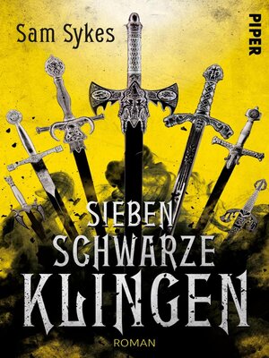 cover image of Sieben schwarze Klingen